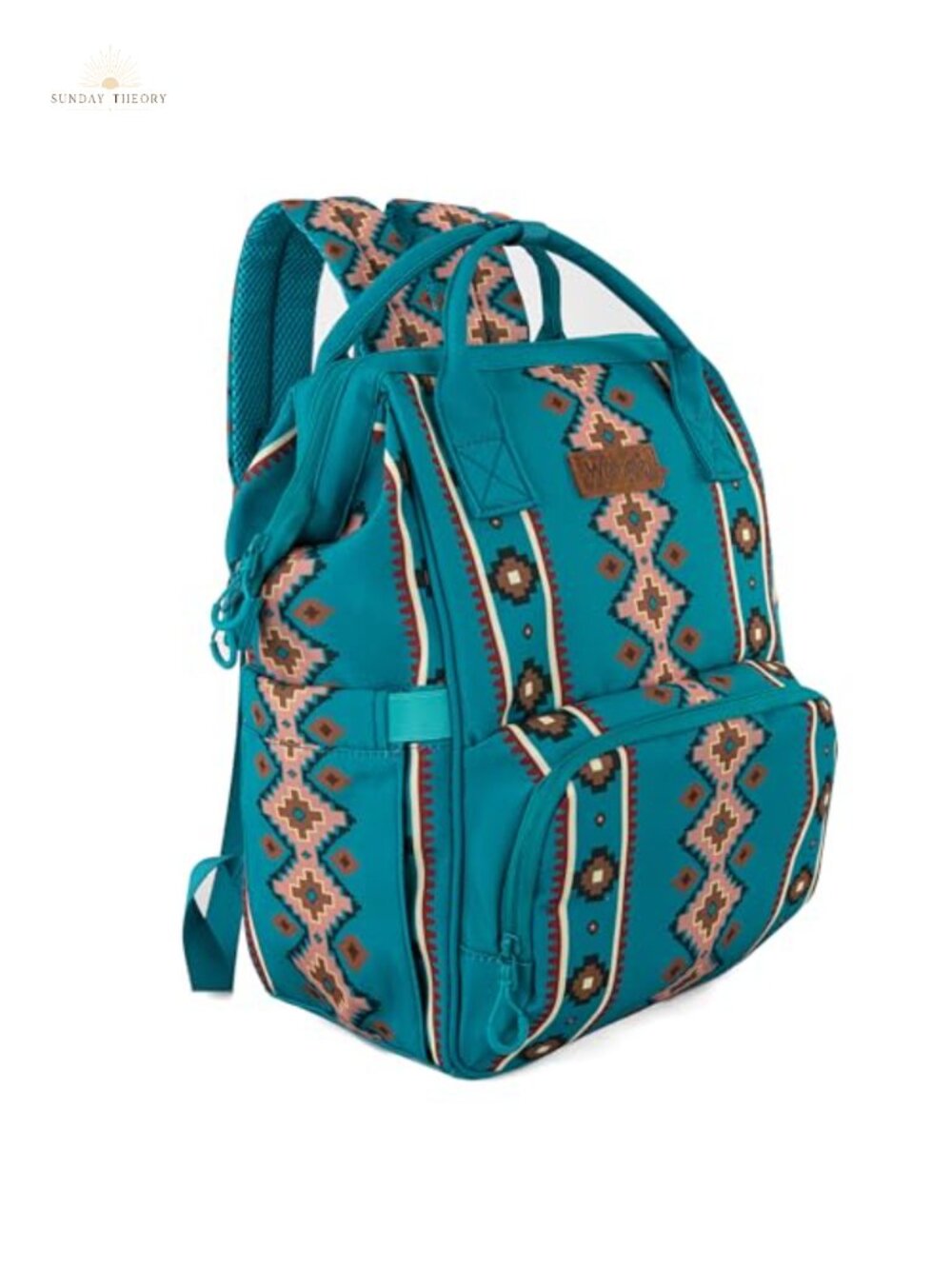 Wrangler Diaper Bag Backpack with Stroller Straps, Insulated Bottle Pockets,